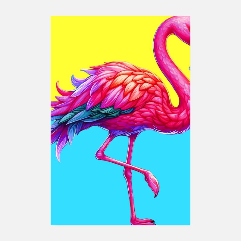 Flamant Poster 20 x 30 cm