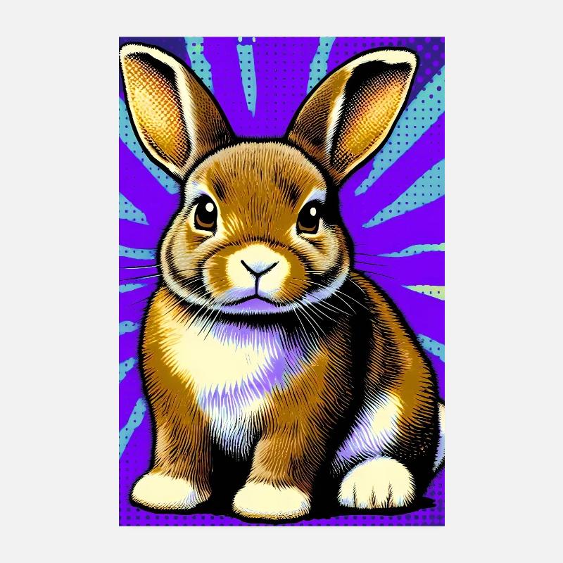 lapin Poster 20 x 30 cm