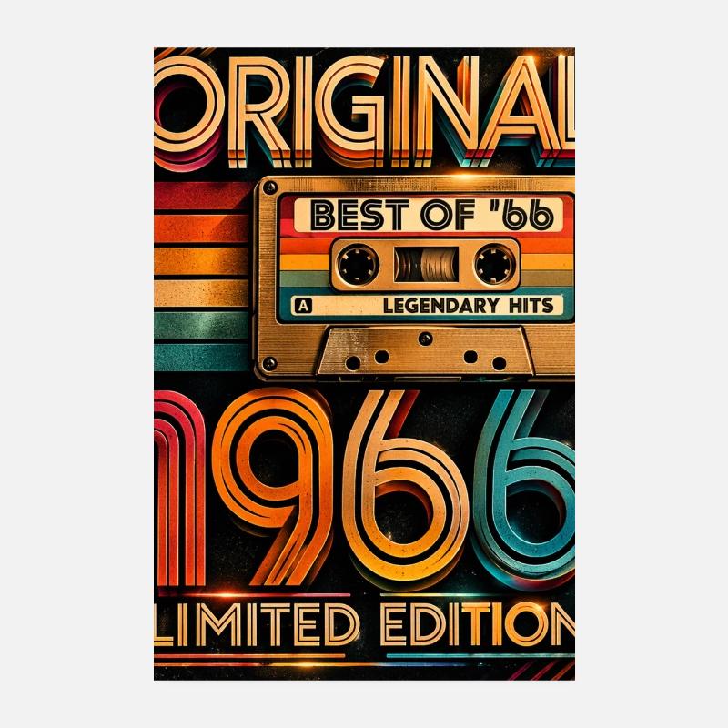 Originale limitierte Edition von 1966 Poster 20x30 cm