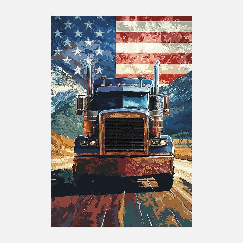 camion Poster 20 x 30 cm