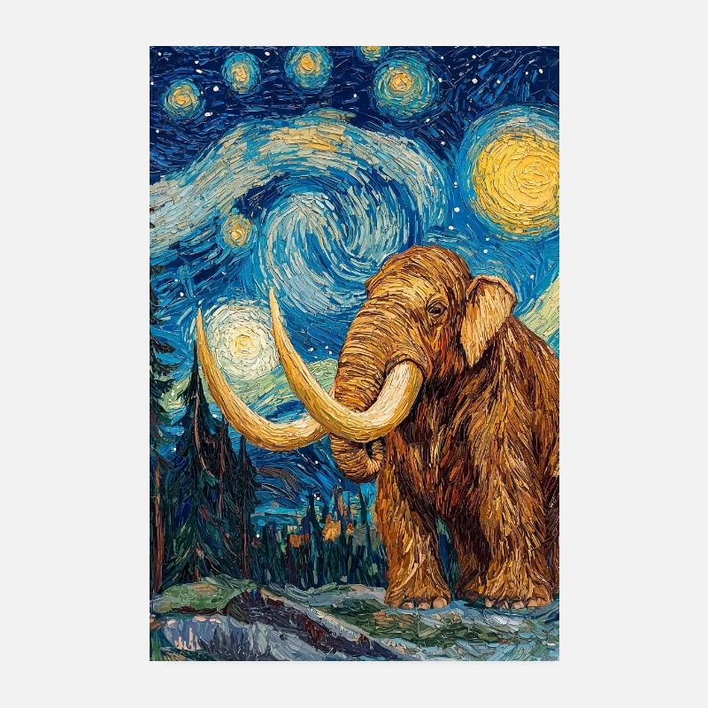 Mammut Van Gogh Starry Night Poster 20x30 cm