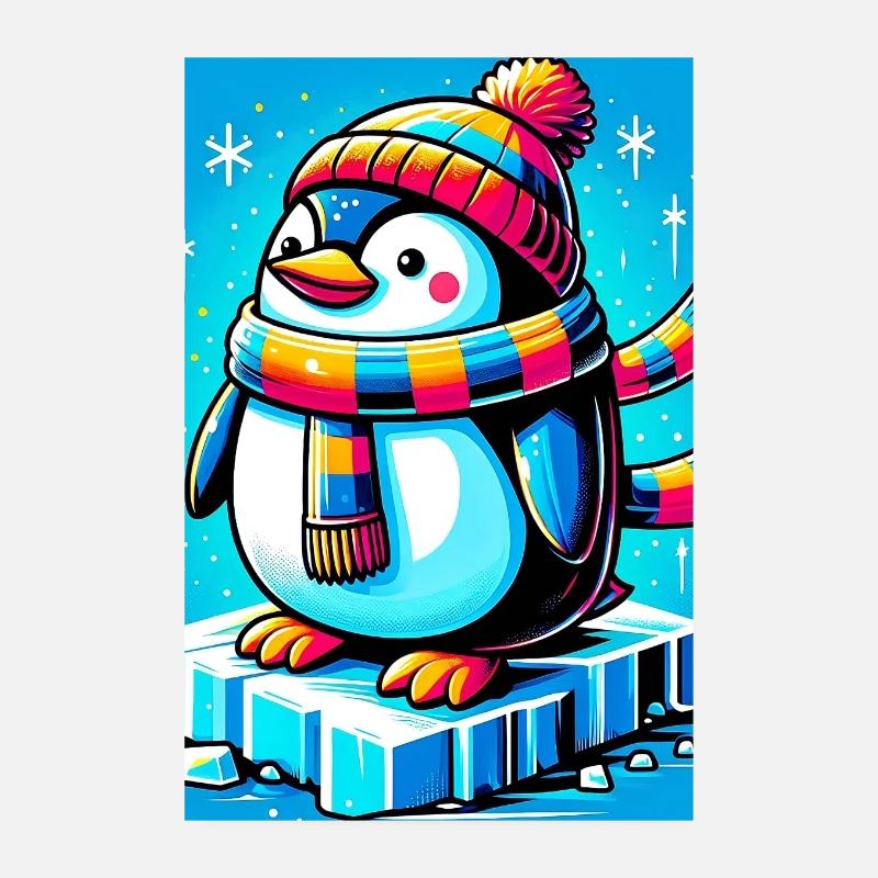 Pingouin Poster 20 x 30 cm