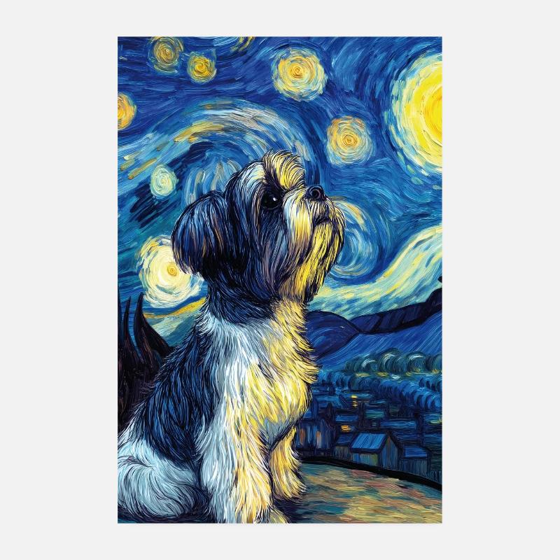 Shih Tzu Poster 20 x 30 cm