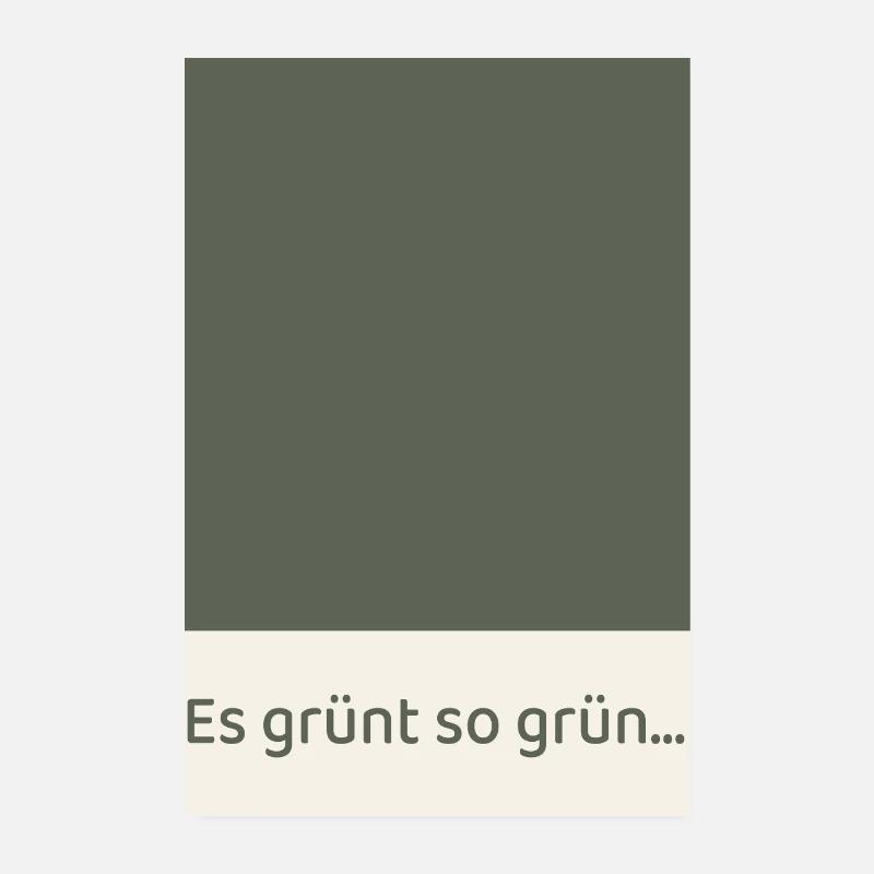 C’est tellement vert – Affiche Modern Fields Poster 20 x 30 cm