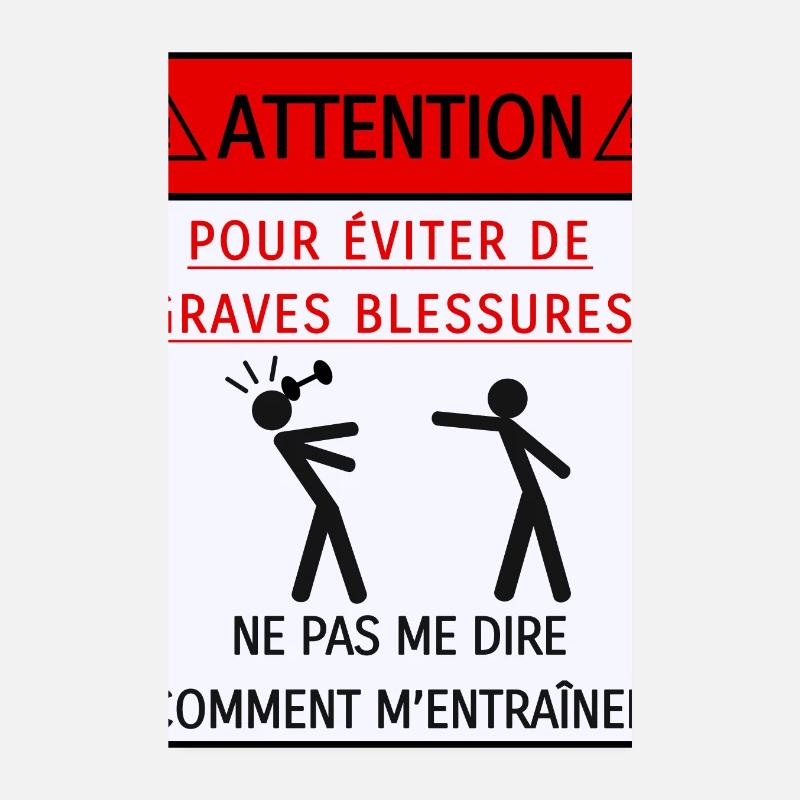 Ne pas me dire comment m'entraîner Poster 20 x 30 cm