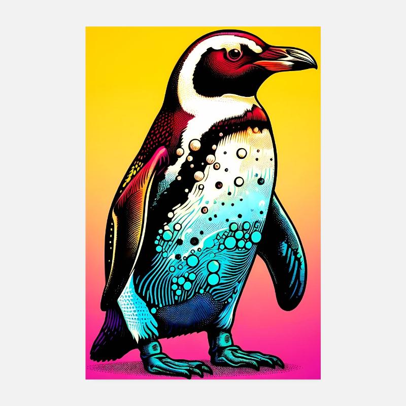 pingouin Poster 20 x 30 cm