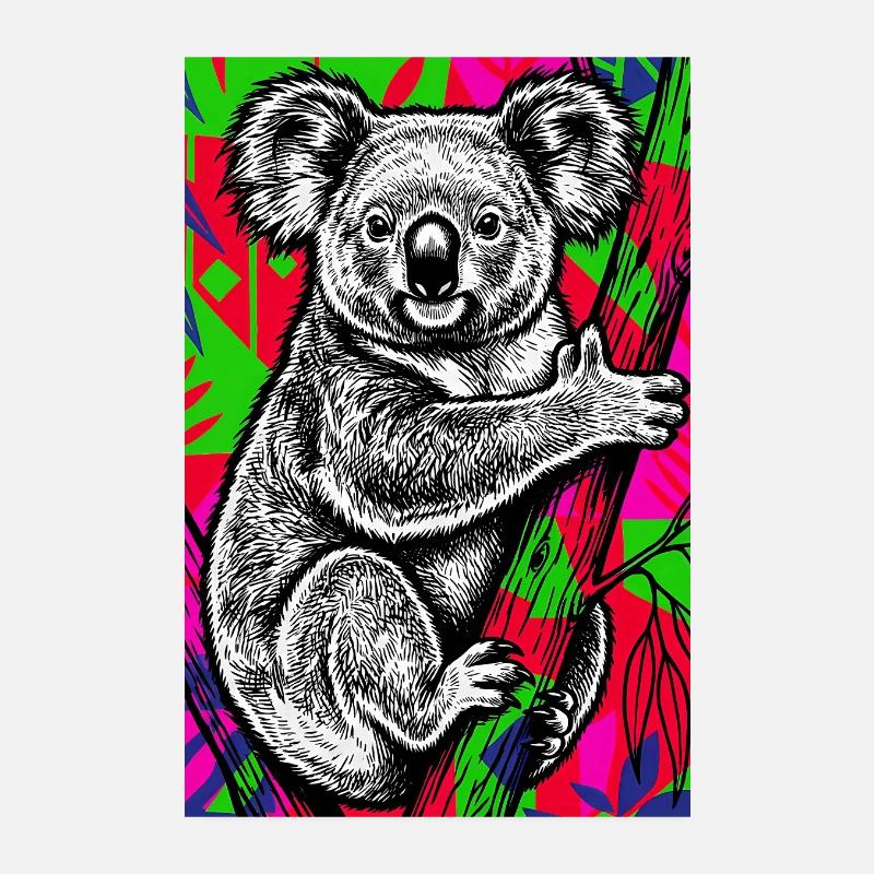 Koala Poster 20x30 cm