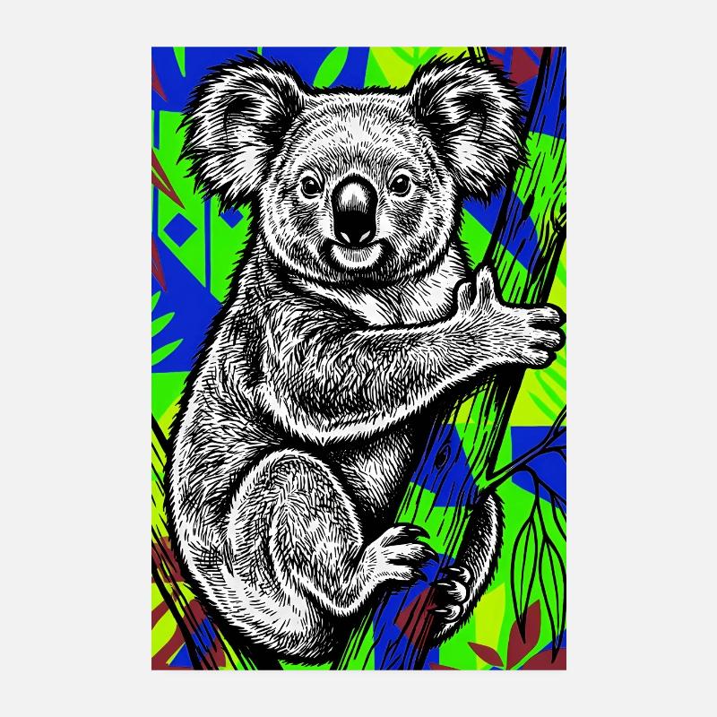 Koala Poster 20x30 cm