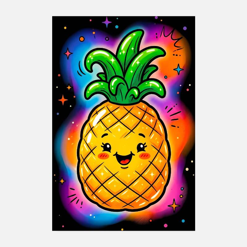Ananas Poster 20 x 30 cm