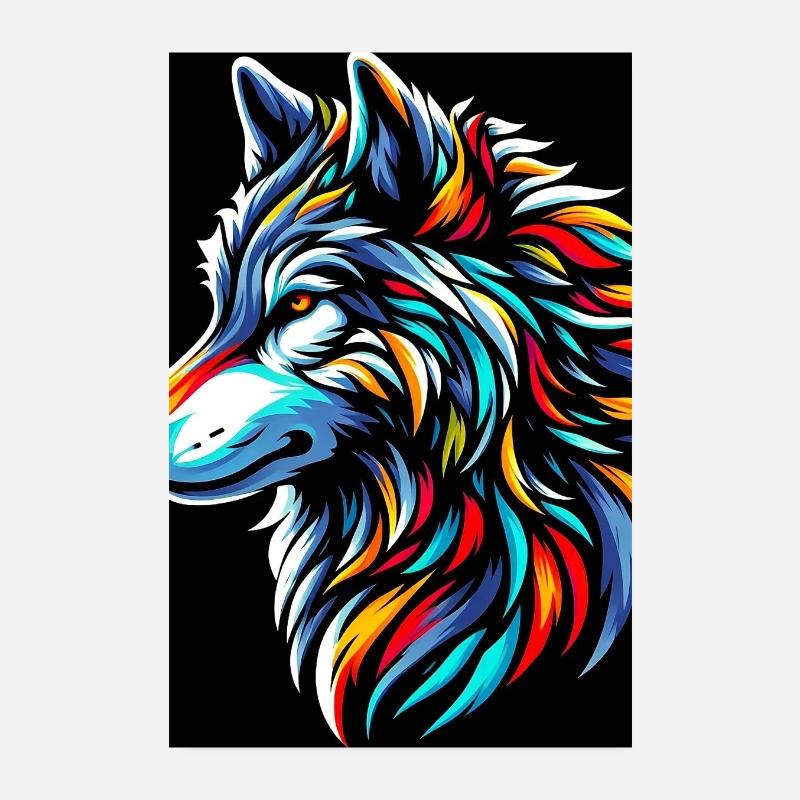 Loup Poster 20 x 30 cm