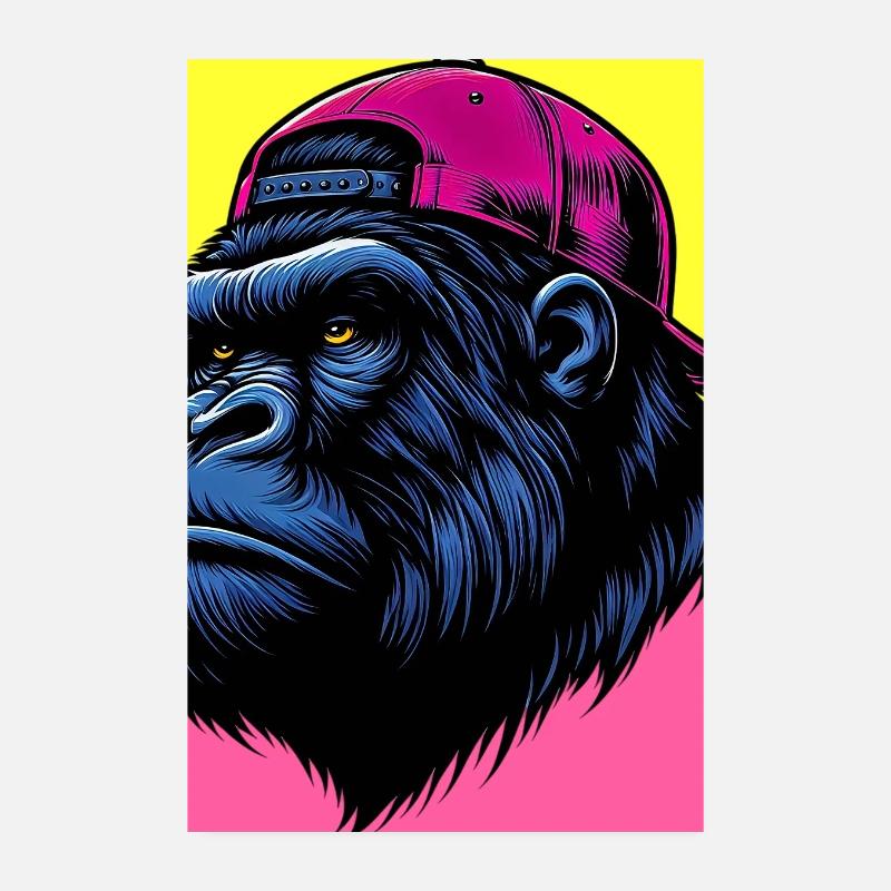 Gorilla Poster 20x30 cm