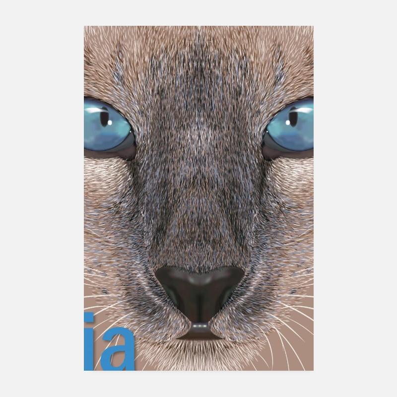 Siamese cat Poster 8" x 12" (20x30 cm)