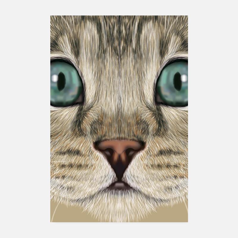 leopard cat Poster 8" x 12" (20x30 cm)