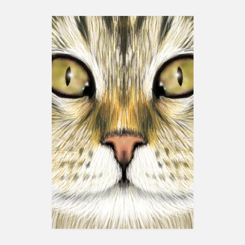 Norwegian Forest Cat Poster 8" x 12" (20x30 cm)