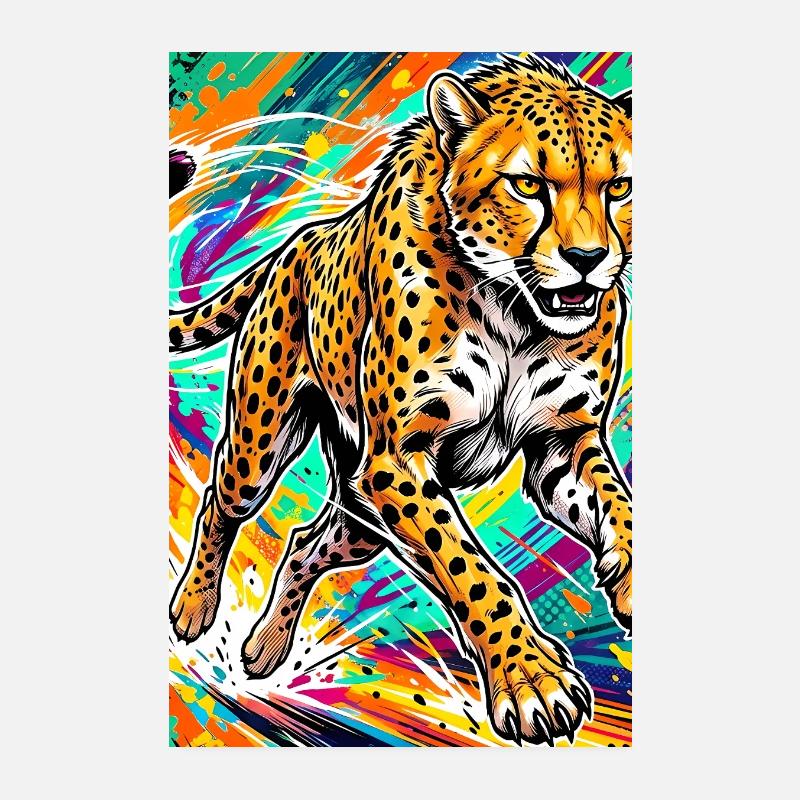 Gepard Poster 20x30 cm