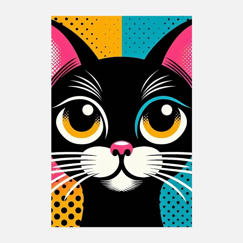 Chat Poster 20 x 30 cm