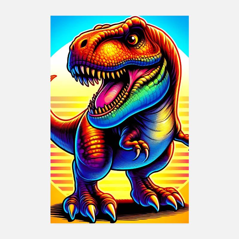 Dinosaurier Poster 20x30 cm