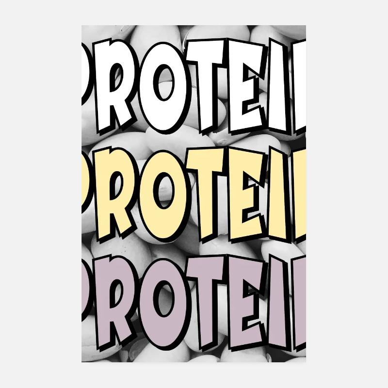 PROTEIN BOHNEN Poster 20x30 cm