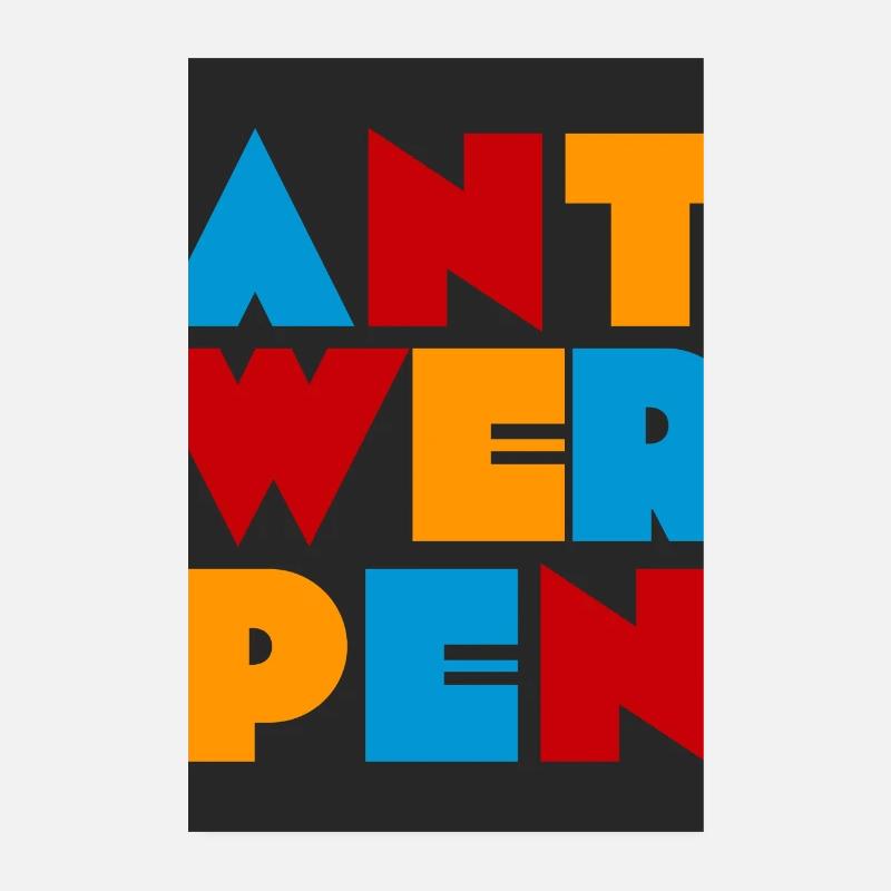 Antwerpen - Antwerp Poster 20x30 cm