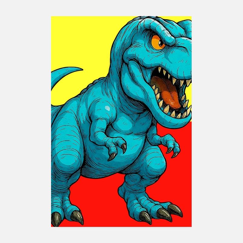 Dinosaurier Poster 20x30 cm