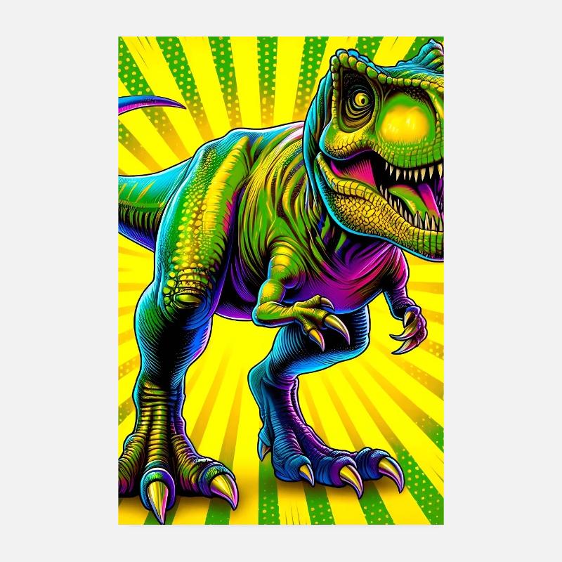Dinosaurier Poster 20x30 cm