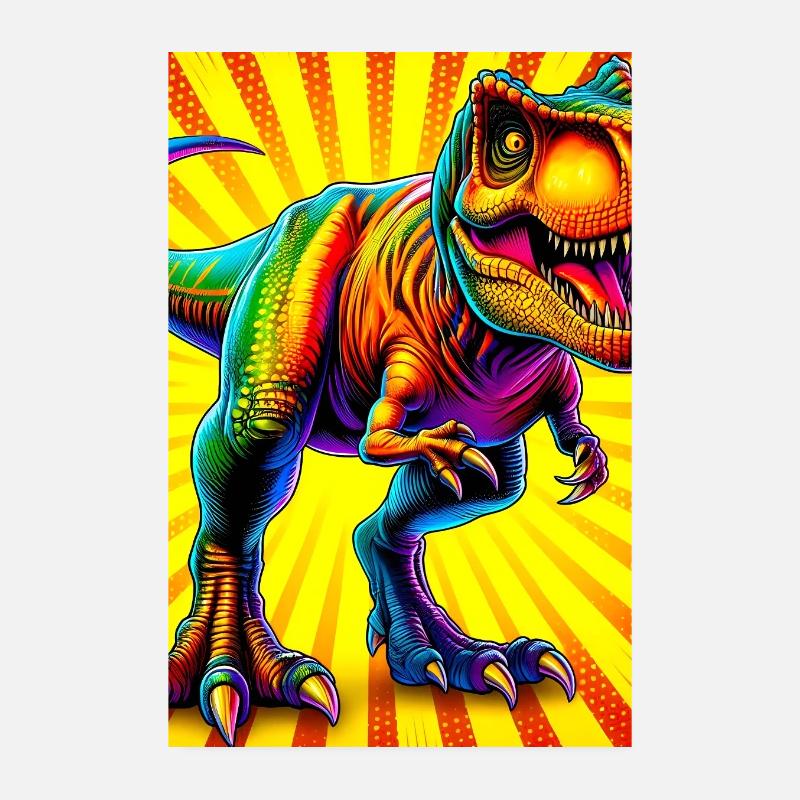 dinosaure Poster 20 x 30 cm