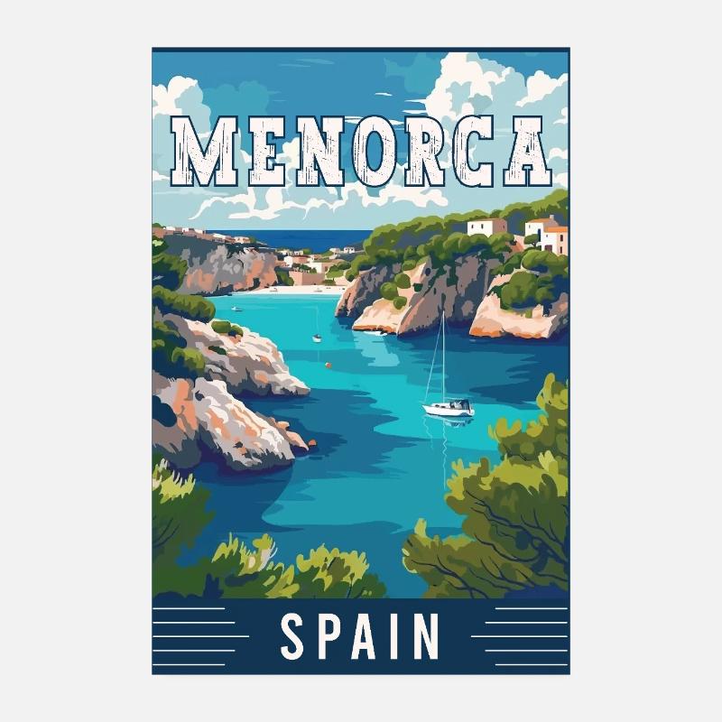 Experience Serenity in Menorca - Spain Poster 8" x 12" (20x30 cm)