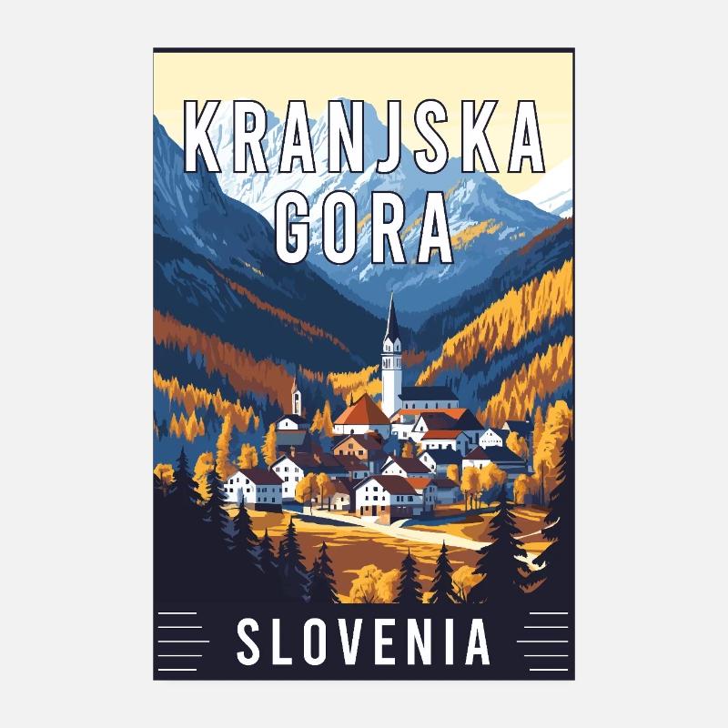 Découvrez la beauté alpine de Kranjska Gora en Slovénie Poster 20 x 30 cm