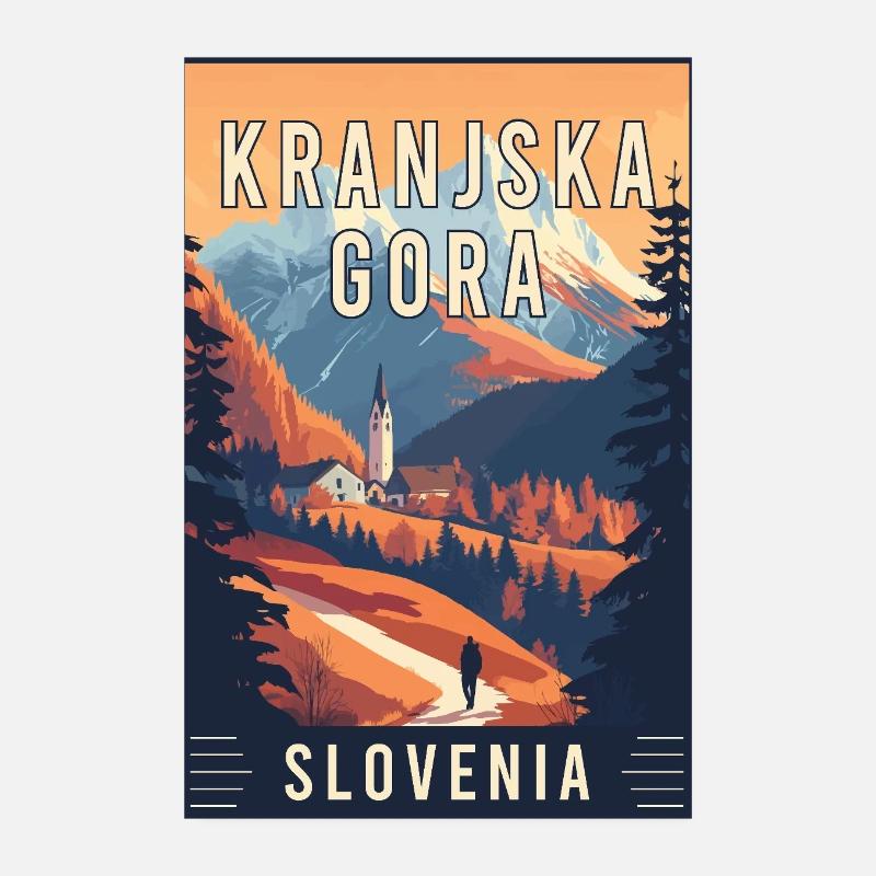 Découvrez la beauté alpine de Kranjska Gora en Slovénie Poster 20 x 30 cm