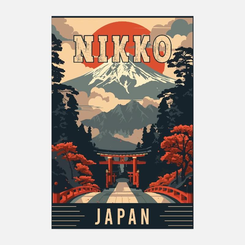 Entdecken Sie die Ruhe von Nikko in Japan Poster 20x30 cm