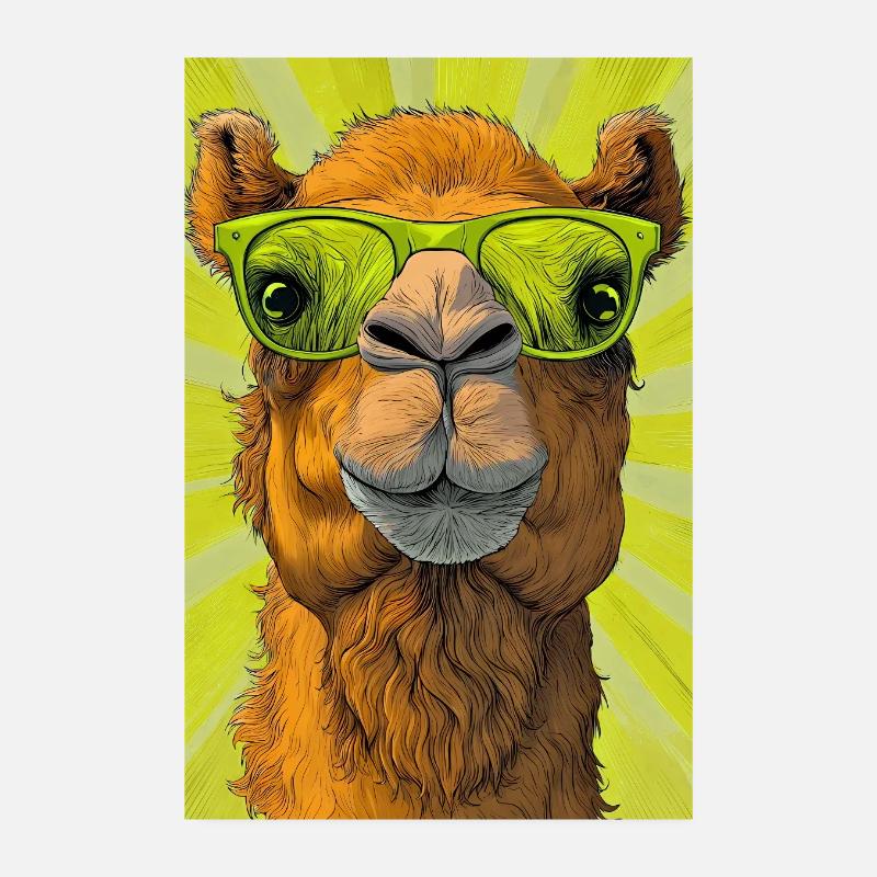 camel Poster 8" x 12" (20x30 cm)