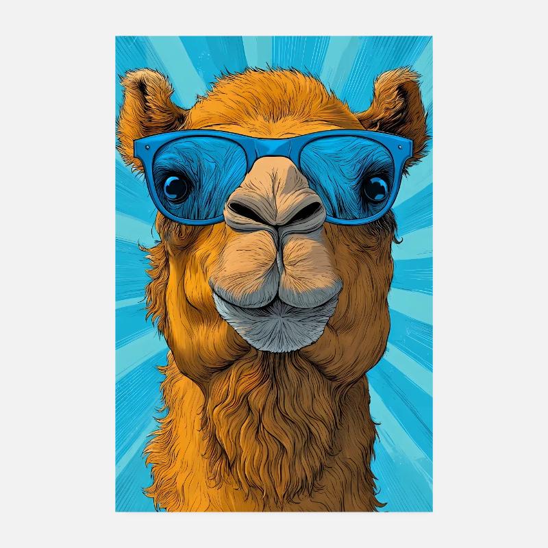 Kamel Poster 20x30 cm