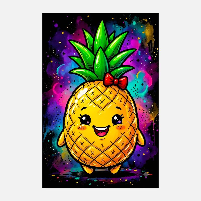 Ananas Poster 20 x 30 cm