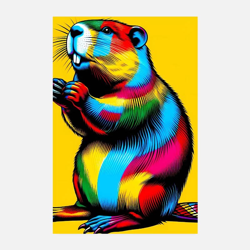 castor Poster 20 x 30 cm