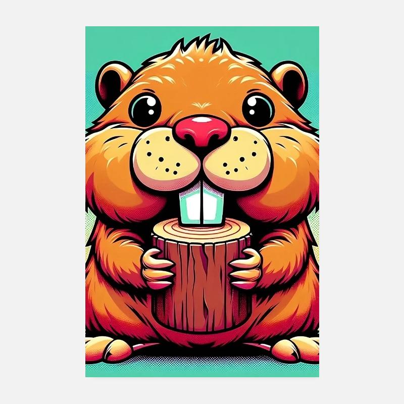 castor Poster 20 x 30 cm