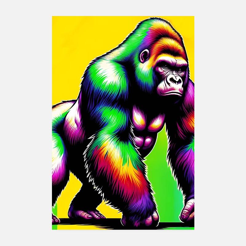 Gorilla Poster 20x30 cm