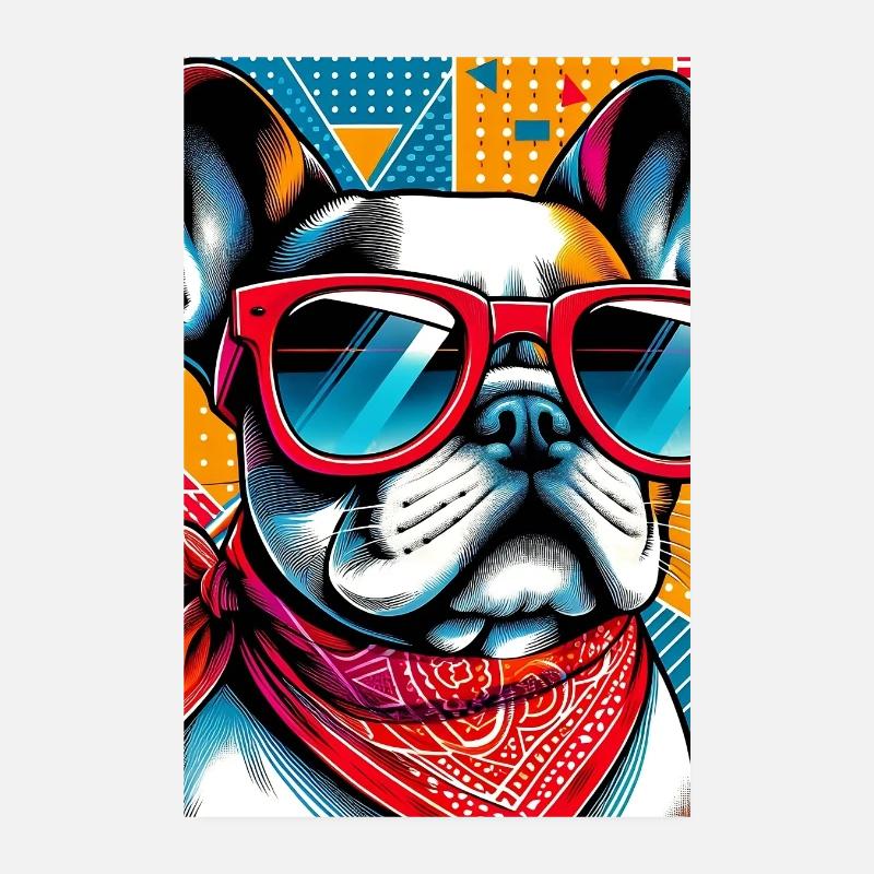 French Bulldog Dog Poster 8" x 12" (20x30 cm)