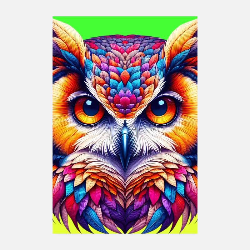 Eule Poster 20x30 cm