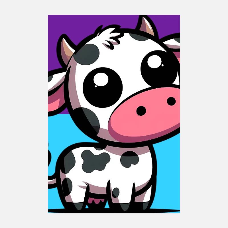 vache Poster 20 x 30 cm