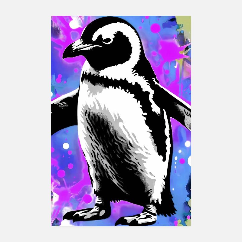pingouin Poster 20 x 30 cm