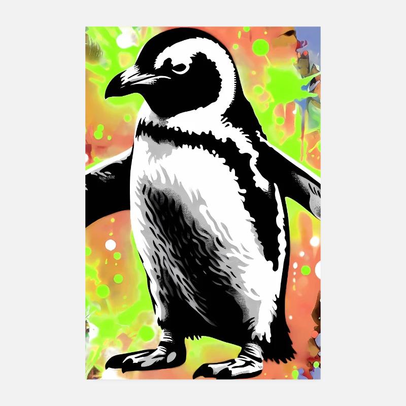 pingouin Poster 20 x 30 cm