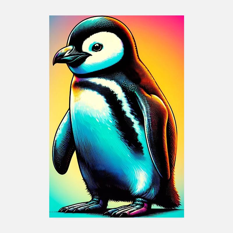 pingouin Poster 20 x 30 cm