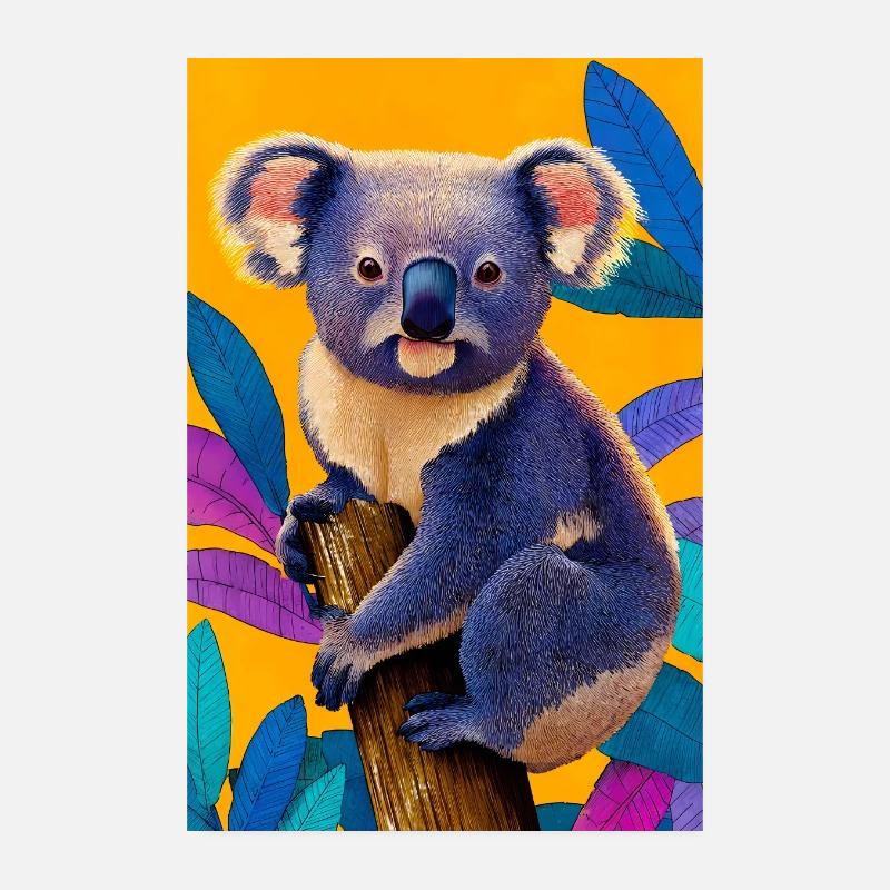 Koala Poster 20 x 30 cm