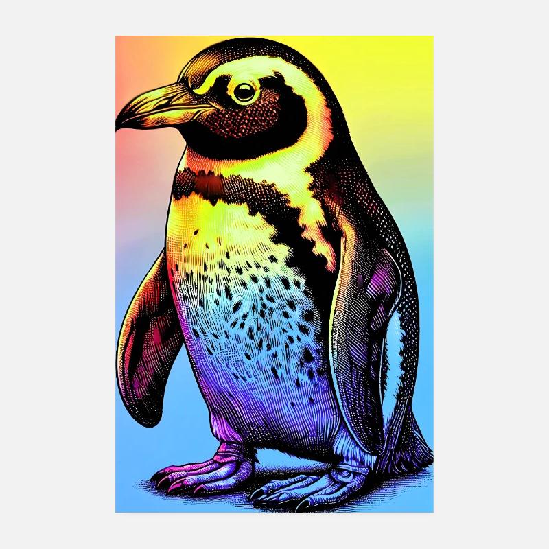 penguin Poster 8" x 12" (20x30 cm)