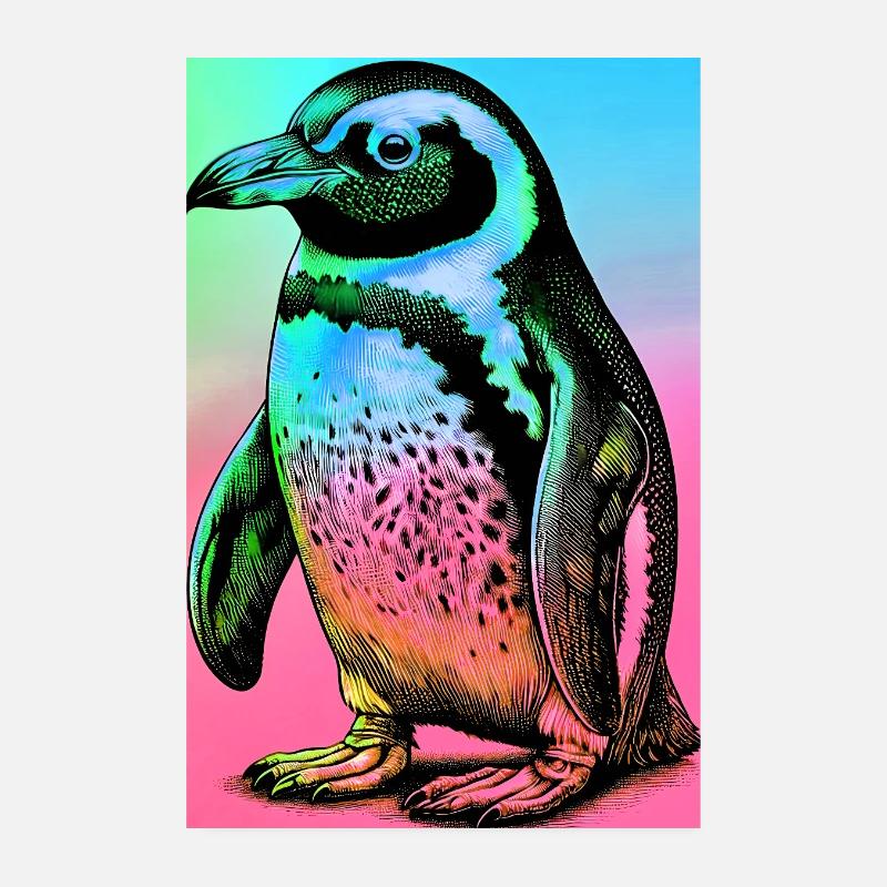 Pinguin Poster 20x30 cm