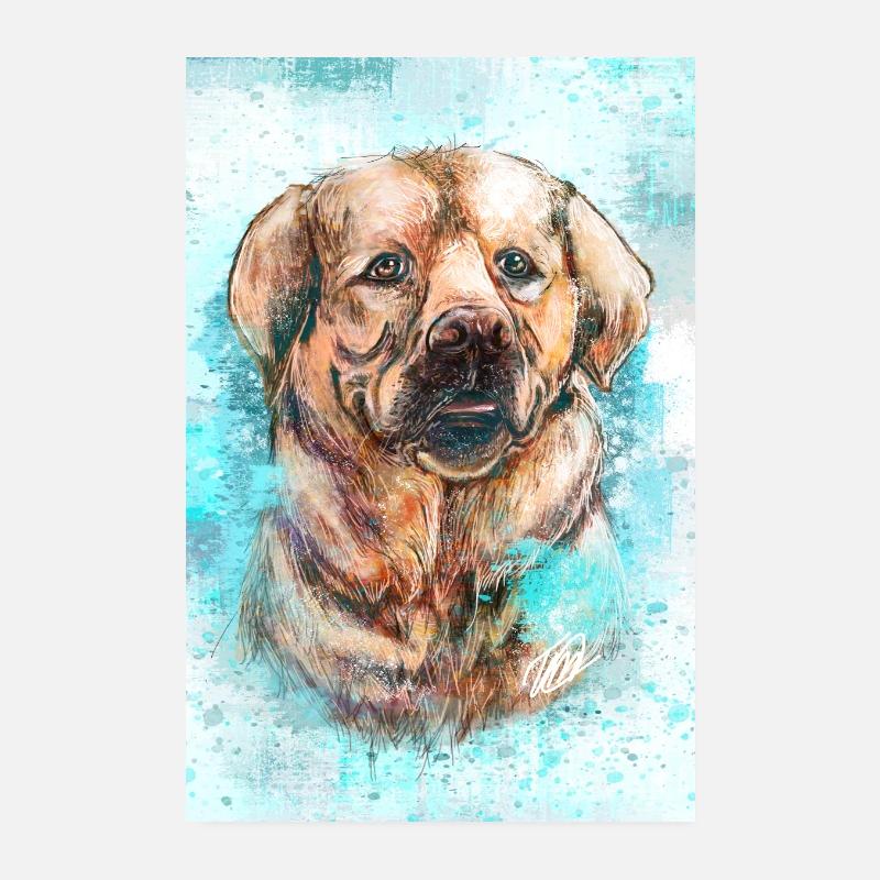 Labrador Poster 8" x 12" (20x30 cm)