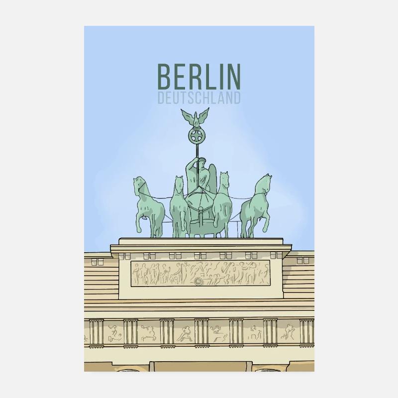 Berlin, Allemagne Poster 20 x 30 cm