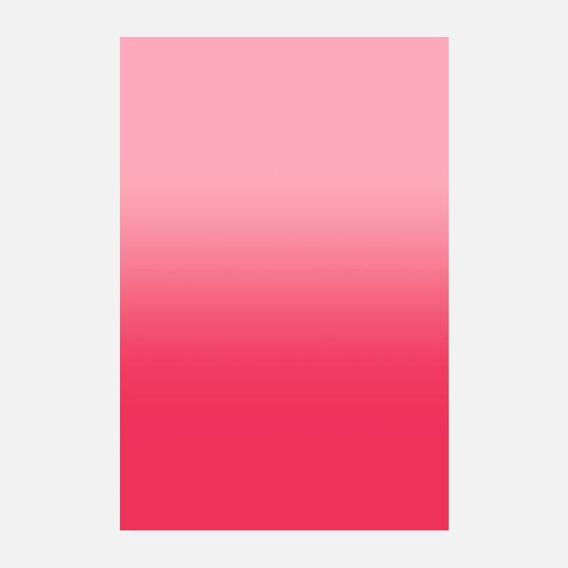 Gradient - pink red customizable Poster 8" x 12" (20x30 cm)