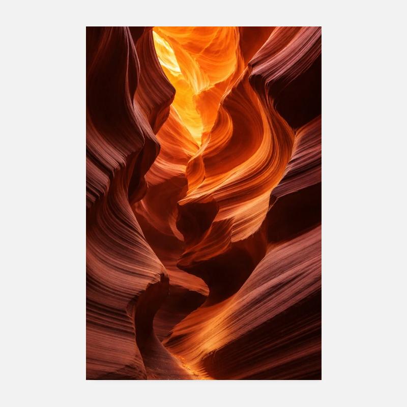 Orange Gap Light Poster 20x30 cm
