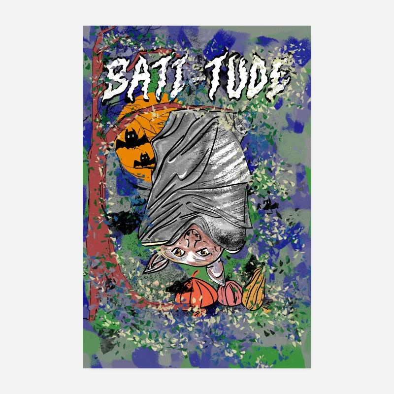 Midnight Whimsy A Playful Halloween Adventure Poster 8" x 12" (20x30 cm)